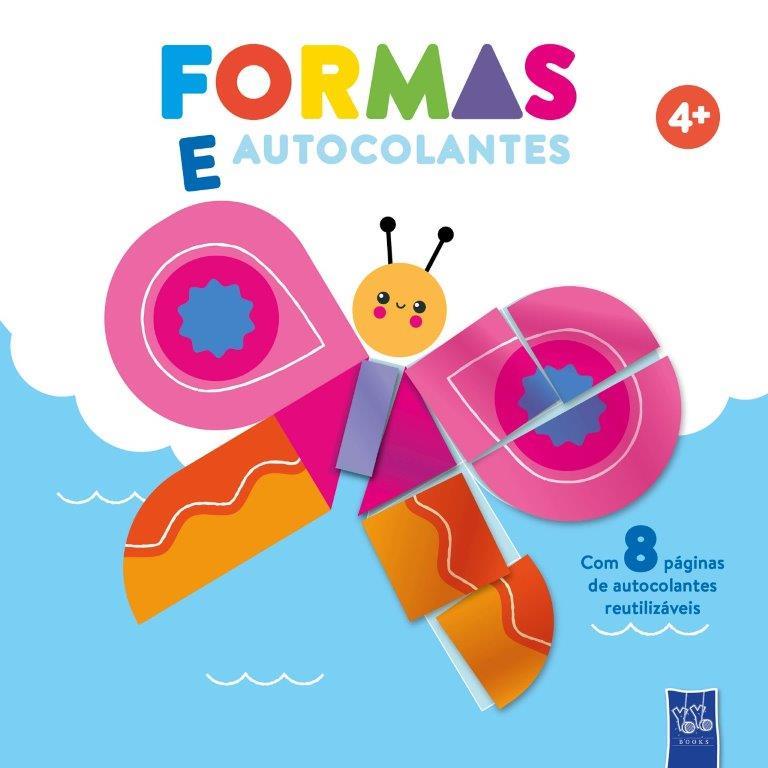 Formas e Autocolantes - Borboleta 4+
