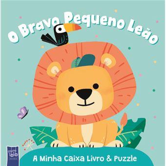 A Minha Caixa Livro & Puzzle - O Bravo Pequeno Leão