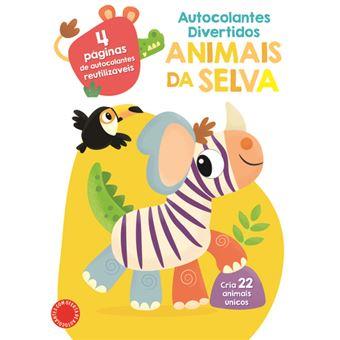 Autocolantes Divertidos - Animais da Selva