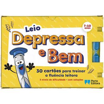 Leio Depressa e Bem - Livro com 30 cartões para treinar a fluência leitora