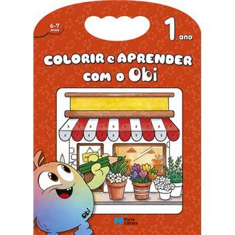 Colorir e aprender com o Obi - 1.º ano
