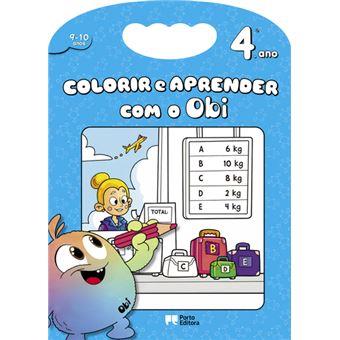 Colorir e aprender com o Obi - 4.º ano
