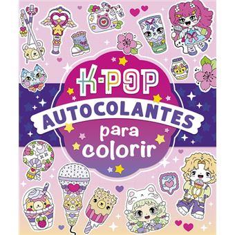 K-Pop - Autocolantes para colorir